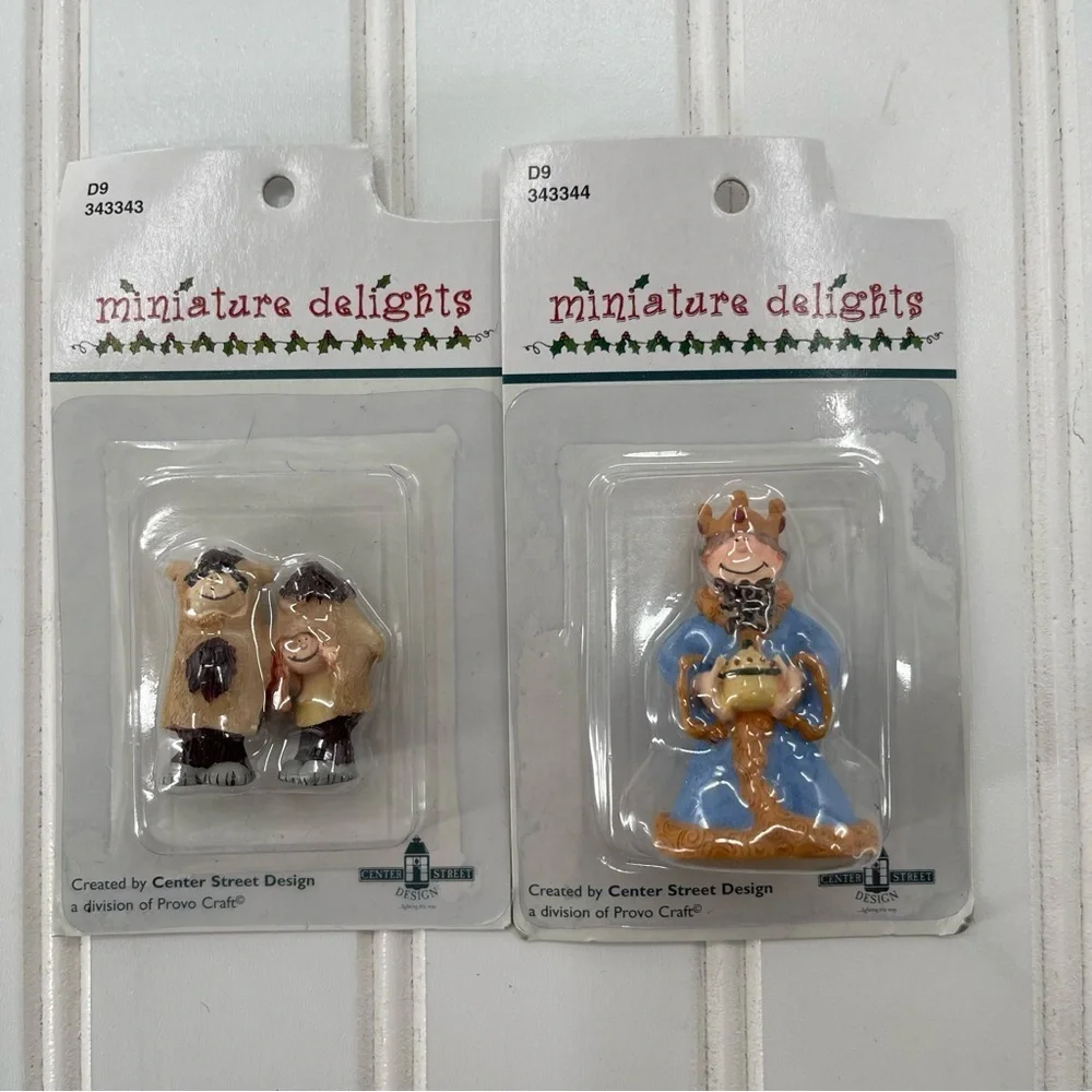 Miniature Delights Nativity Set Christmas Crafting - Picture 2 of 7